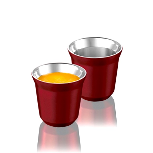 Nespresso Kitchen Nespresso Pixie Espresso Cups In Red Brand New